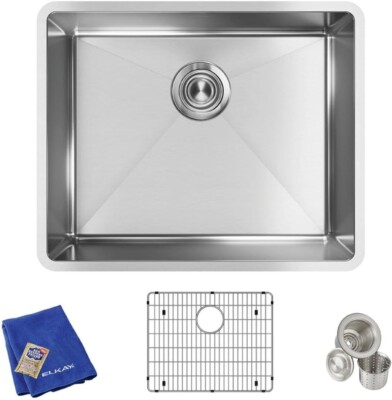 Elkay ECTRU21179TC Crosstown 22-1/2'' Undermount Single Basin