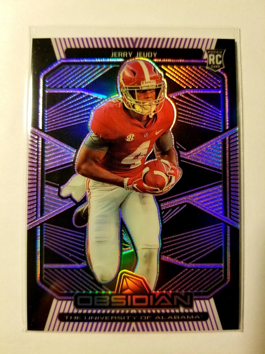 2020 PANINI CHRON DRAFT OBSIDIAN PURPLE JERRY JEUDY RC!! 10