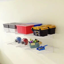 STOREADY 2-Pack 2x6 ft Wall Shelf Garage Storage Rack Wall Mounted Shelves Rack