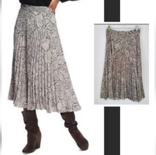 Pleated Midi Maxi Skirt Snakeskin by 1. STATE Anthropologie