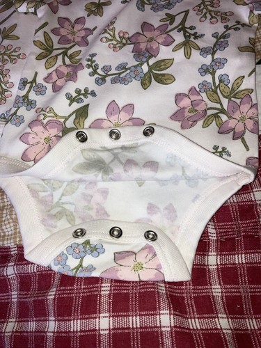 Baby Girl Bodysuits~New~Organic Cotton~0000 - Picture 7 of 7
