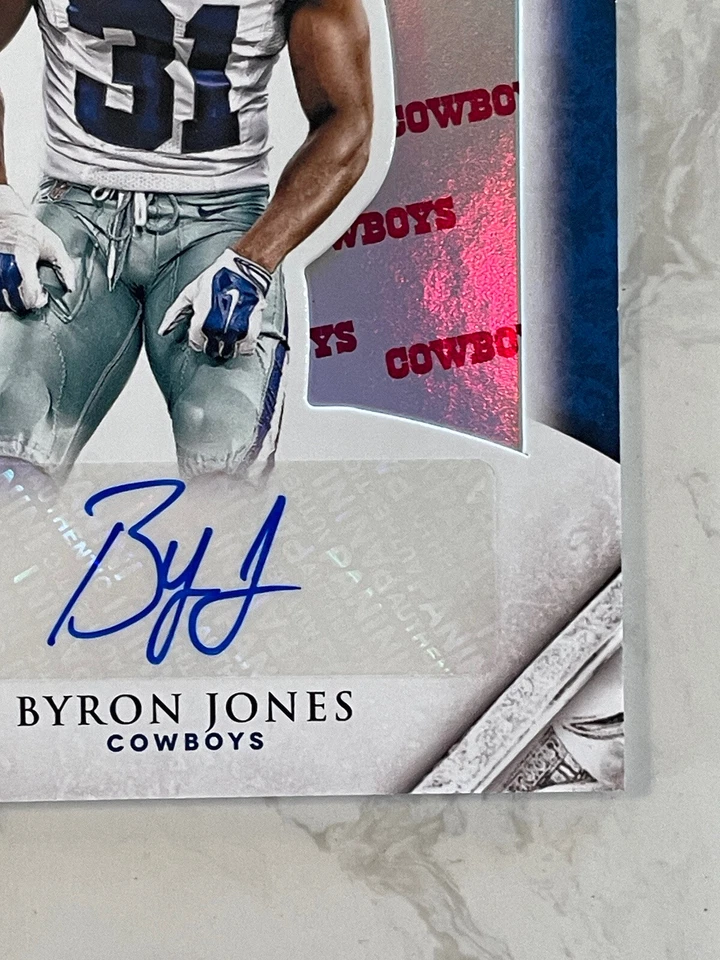 Byron Jones Cowboys Rookie Auto 2015 Panini Crown Royal /10 Cowboys Dolphins - Image 4 of 4