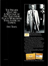 Visa Five times more places Original Vintage Print Ad