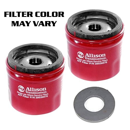 2 filtros de transmisión Allison genuinos con imán 01-19 GM 6,6 L Duramax 2500HD 3500 - Imagen 1 de 3
