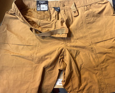 Eddie Bauer Men's Ripstop Tech Pull On Short, Large, Brown