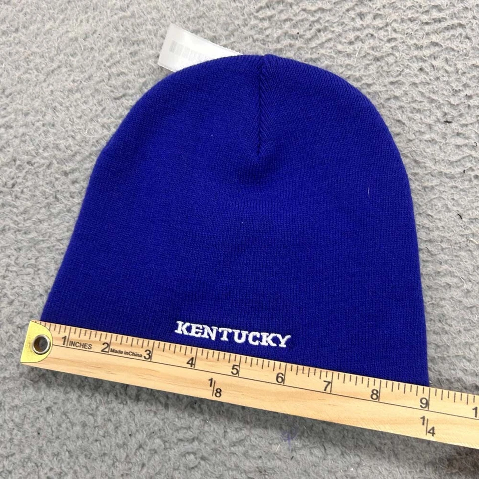 Kentucky Wildcats Hat Cap Mens Beanie One Size Captivating Blue Toboggan Sock Ha - Image 3 of 4
