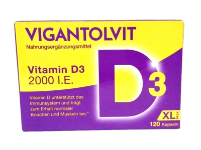 VIGANTOLVIT 2.000 I.E. Vitamin D3 Weichkapseln 120 St. PZN 12423869