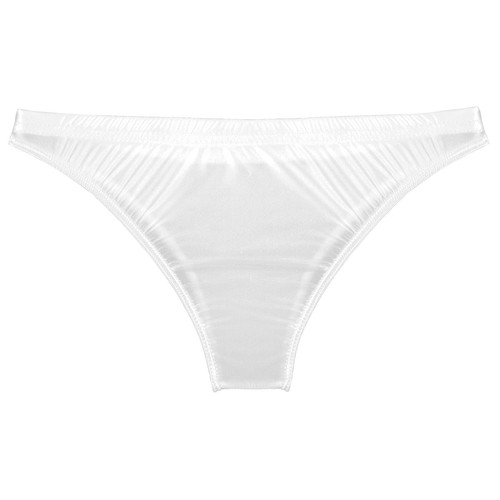 Men's Openable Crotch Underwear Low Rise Shiny Panties PVC Leather Bikini Briefs - Picture 55 of 59