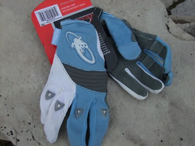 Phoenix Lizard Skins Bicycle gloves, Amara Synthetic Palm, Size 10 L, Blue