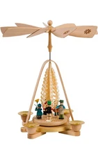 16626 - Richard Glaesser Pyramid - German Life - 11"H x 6"W x 6"D