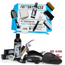 Shoe Cleaning Kit Complete Sneaker Cleaner with 4 Brushes, 8oz Solution,