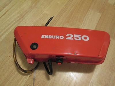 Yamaha DT250 1975 Oil Injection Tank with Hoses and Cap