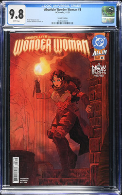 Absolute Wonder Woman #8 Second Printing CGC 9.8