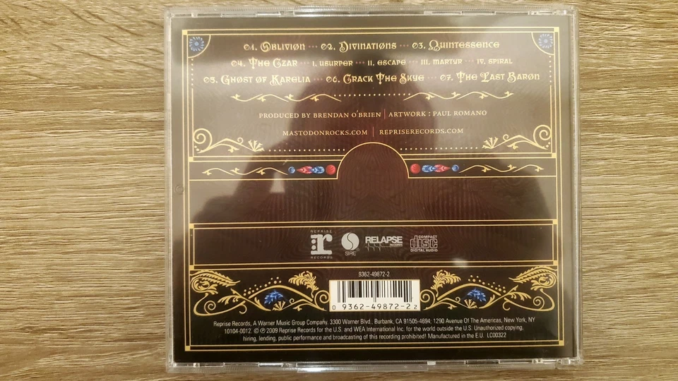 Mastodon - Crack The Skye - Audio CD - Reprise Records - 2009 - Image 3 of 4