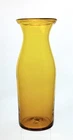 Blenko Handmade Glass 5621 Rolled Top Vase in Gold Wayne Husted Design