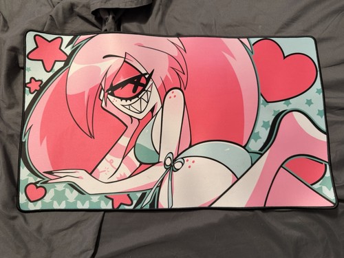 RARE Sexy Cherry Bomb Hazbin Hotel Playmat, Vivziepop Merch
