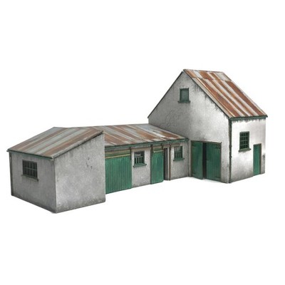 OO/HO Bausatz Stoney's Workshops (Set of 3 Buildings) Scale Model Scenery KX094