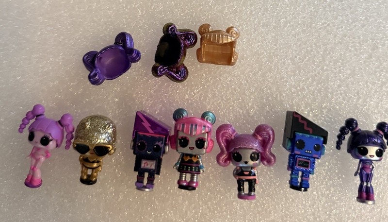 L.O.L Surprise! Tiny Toys Mini Figured Rare Photon Shine And More Lot Of 7 