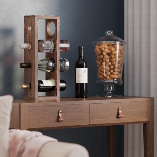 Sonoma Wall Mounted Wood Vertical Wine Rack Holder Storage Shelf Organizer fo... - Picture 2 of 9