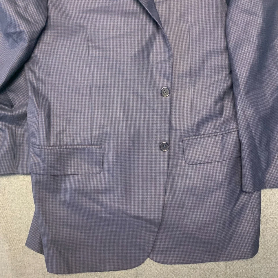 Blazer para hombre Canali 1934 talla 54R azul marino abrigo deportivo chaqueta seda lana MB Foto 3 de 4