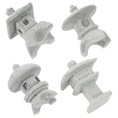 4 Pcs Bürodekoration Japanische Pagode Asiatische Gartendekoration