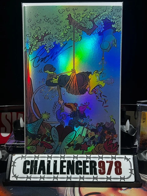 WARCORNS Combat Unicorns for Hire #1 Jay Fosgitt SIGNED Garrett Gunn FOIL VIRGIN