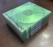 Lot Of 10 TDK CD-R Discs With Cases Brand New Sealed Green