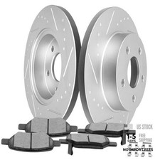 Brake Kit Rear Brake Rotors and Ceramic Brake Pads Rear 55094 D1033 2 4PCS