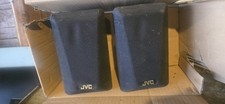 JVC SP-XS39 Satellite Speakers Pair, 110W Wired, Banana Jack, Black