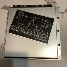 The C.A.P Carbon Alloy Power 15 Farad Capacitor - 2000 Joules by ALUMAPRO **RARE