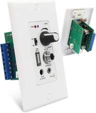 Wall Amplifier Compatible with Bluetooth 4 Channels Volume Control Wall Plate wi