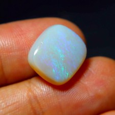 9.00 Carat Natural Australian Opal Cabochon BLUE Fire Opal Loose Opals 15X13X5MM