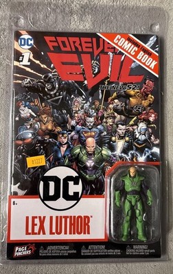 NEW FOREVER EVIL DC COMIC BOOK #52  PAGE PUNCHERS & LEX LUTHOR MINI FIGURE  NIP