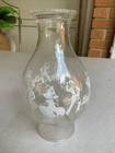 Clear Glass Chimney 3 In Base Fitter 8.5 In Height Beaded Top Oil Kerosene Lamp — photo 3