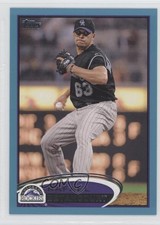 2012 Topps Wal-Mart Blue Border Rafael Betancourt #444 0g7