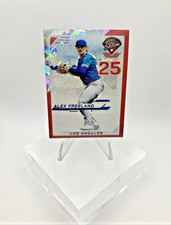 ALEX FREELAND 2025 PANINI #71 HOLO PROSPECT TICKET RED ICE LOS ANGELES DODGERS