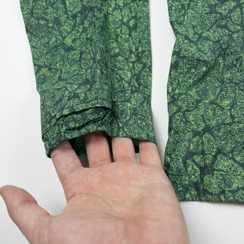 Stio Windbreaker Jacket Men's XL Half-Zip Pullover Green Wild Lettuce Texture - Picture 12 of 16