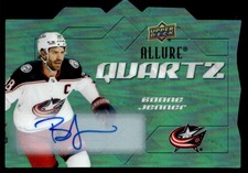 2022-23 Upper Deck Allure Quartz Autographs Boone Jenner Auto Columbus Blue