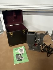 Untested AS IS Kodascope Eight 33 - 8 MM Film Vintage Projector With Case