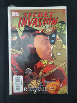 Secret Invasion Requiem #1 Dark Reign NM Signed Chris Sotomayer NM See Pics 7R *