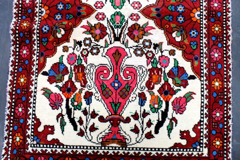 5X3 MUSEUM MASTERPIECE MINT ANTIQUE HAND KNOTTED ORGANIC DYE BAKHTIARII WOOL RUG