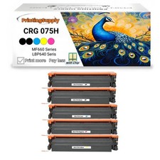 5 PK 075H Toner Compatible for Canon 075H LBP640 LBP646 LBP647 MF660 MF662 MF663