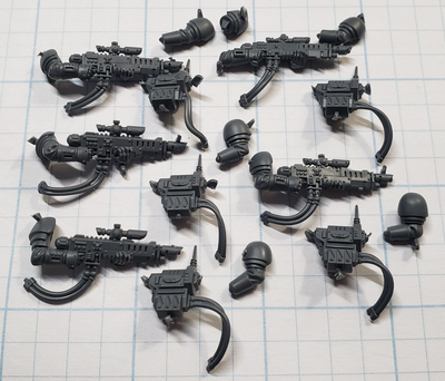 Warhammer 40k Kill Team Bits Cadian Kasrkin Trooper Hotshot Lasgun