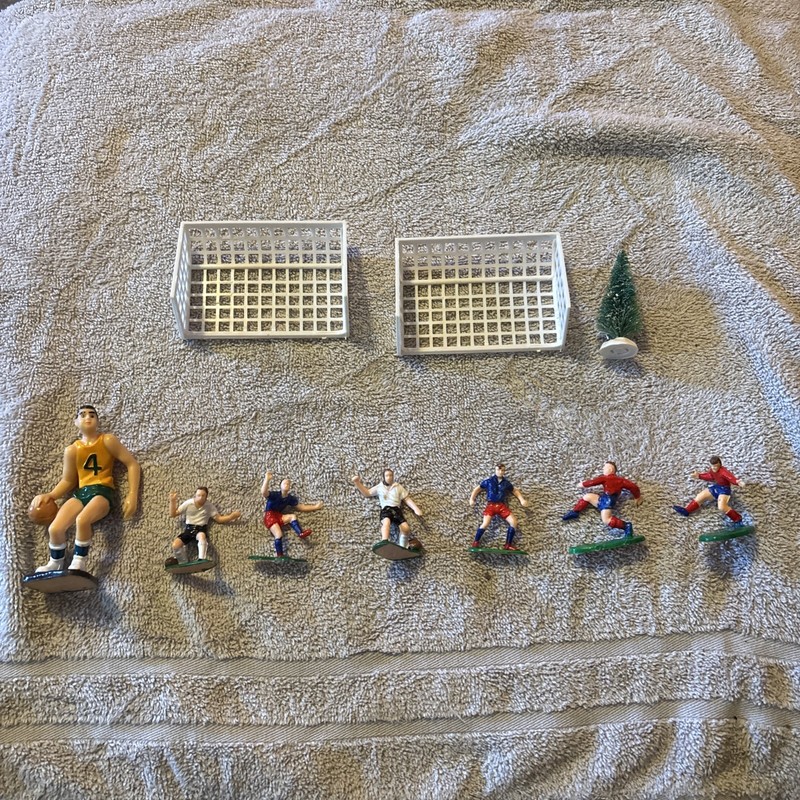 Vtg Lot Of 10 Wilton basketball, Soccer & misc Cake Toppers