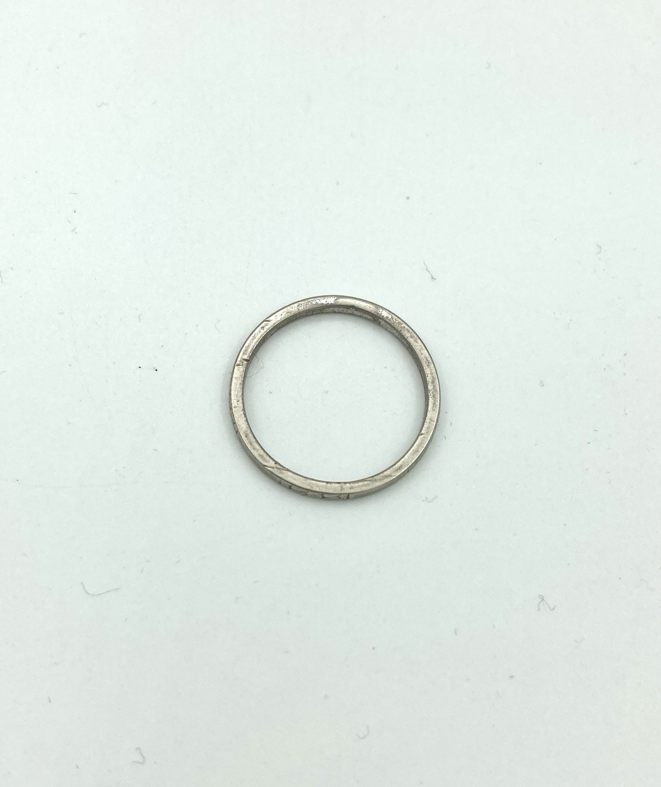 Vintage Avon Stackable Ring - Silver Tone - Snake… - image 3