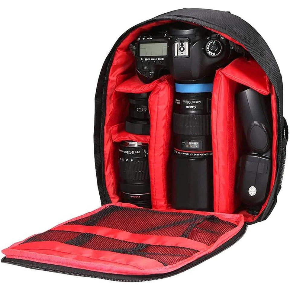 Bolsa de viaje para cámara mochila estuche para DSLR Sony Canon Eos mochila impermeable u ▲ Foto 4 de 4