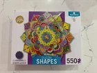 Paper House 550 Piece Mandala Shaped Jigsaw Puzzle - NEW!