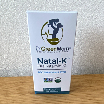 Dr. Green Mom Natal-K Vitamin K1 Oral Drops 500mcg 1 fl oz (30 mL)