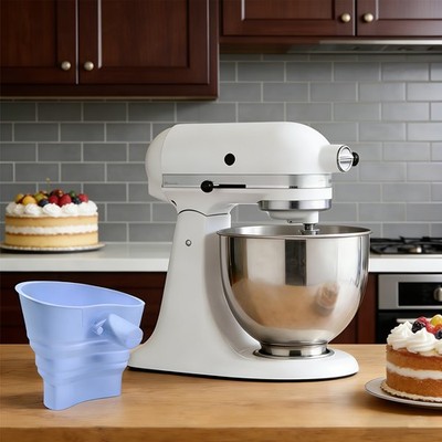 Flour Funnel For Kitchen Aid Mixer Flour Funnel Stand Mixer Attachment Blue
