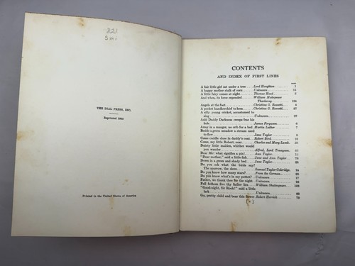 A Child's Book of Old Verses Jessie Willcox Smith 1935 Dial Press Hardcover - Imagen 6 de 9